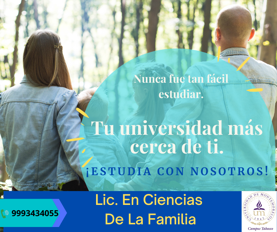 <span style="font-weight: bold;">LIC.</span> <span style="font-weight: bold;">EN CIENCIAS DE LA FAMILIA.</span> 